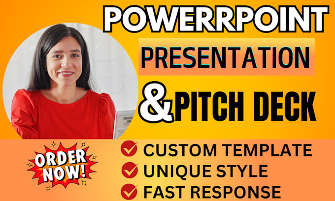 Gig Preview - Create and design powerpoint presentation and investor pitch deck design