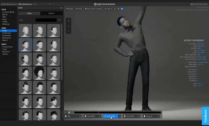 Gig Preview - Do daz3d genesis 9 metahuman 3d animation using iclone daz studio unreal engine