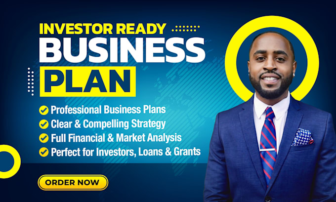 Gig Preview - Write a professional business plan with financial projection and market analysis