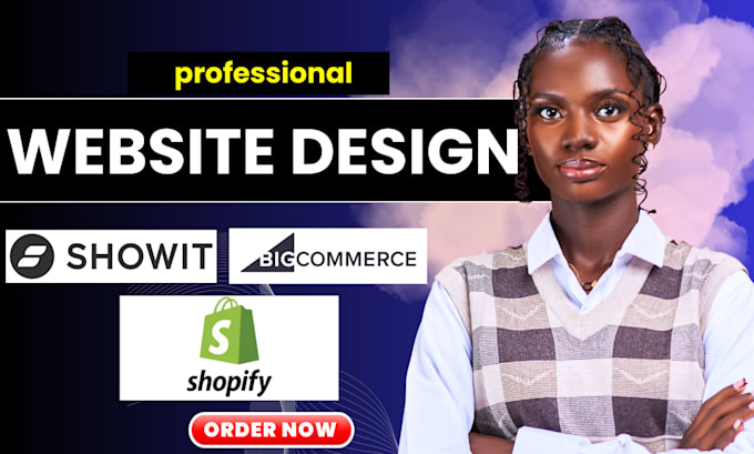 Gig Preview - Design and customize showit website, bigcommerce or shopify dropshipping website