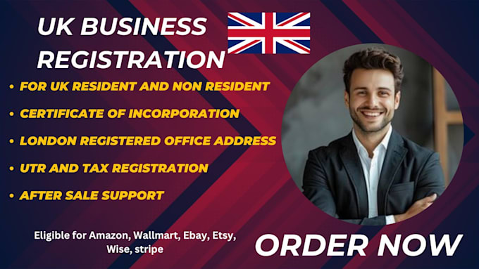 Gig Preview - Uk company registration vat registration UK ltd formation UK company formation