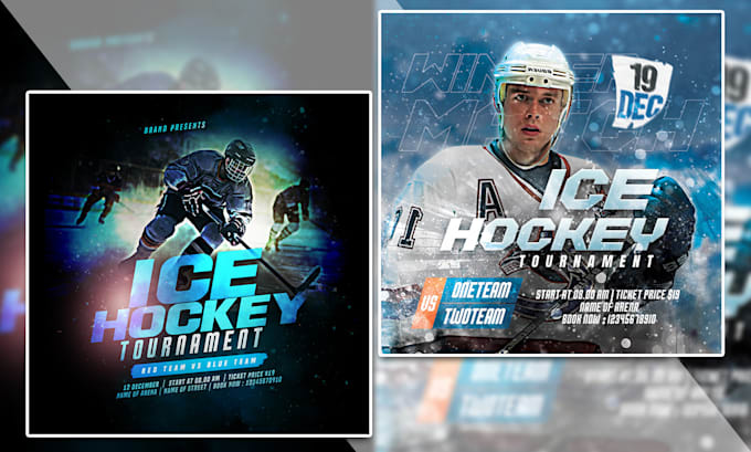 Gig Preview - Design slick sports posters and flyers