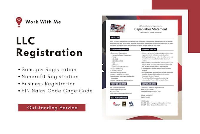 Gig Preview - Uei registration sam gov non profit 5013c registration