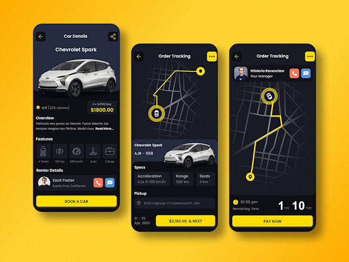 Gig Preview - Design and develop taxi booking app, ride sharing app, taxi app