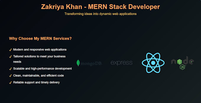 Gig Preview - Create scalable mern stack web apps