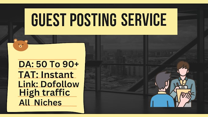 Bestseller - provide the best guest posting service with high da and link insertion