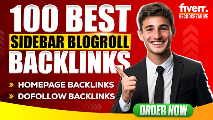 Gig Preview - Boost your SEO with high da 50 plus sidebar blogroll backlinks