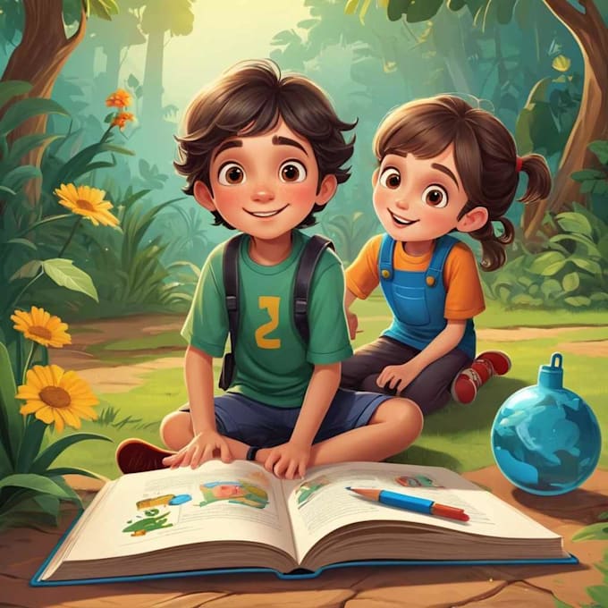 Bestseller - create professional children book illustration