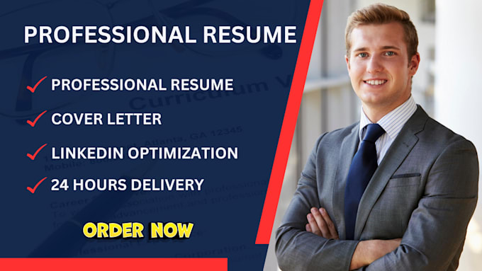 Gig Preview - Deliver professional resume writing, CV and cover letter in 24 hours