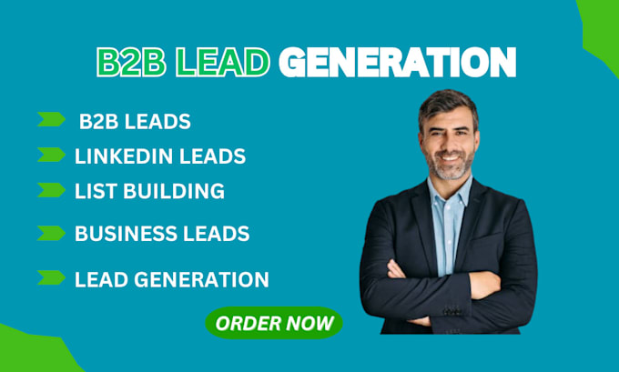 Gig Preview - Provide targeted b2b leads, list building and linkedin leads