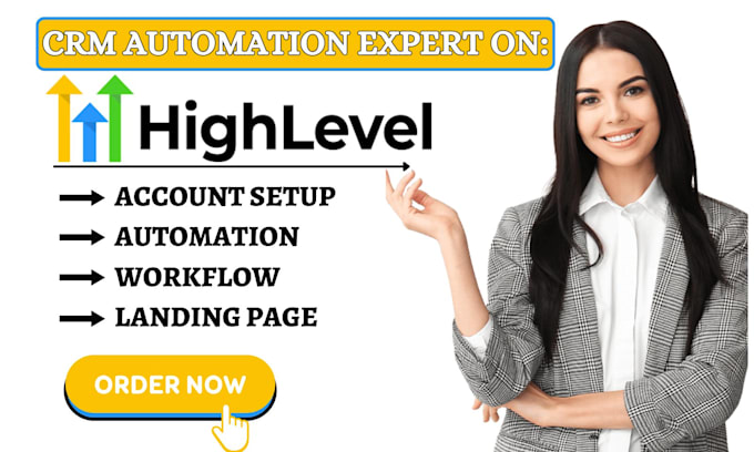 Bestseller - setup go high level automation gohighlevel workflow ghl sub account snapshot va