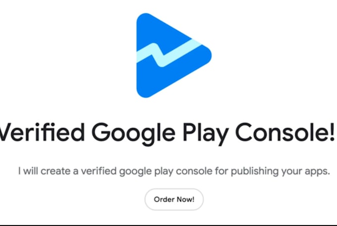 Gig Preview - Create google play console developer account for your apps