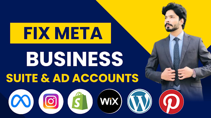 Gig Preview - Fix meta business manager, meta pixel and restricted ad accounts