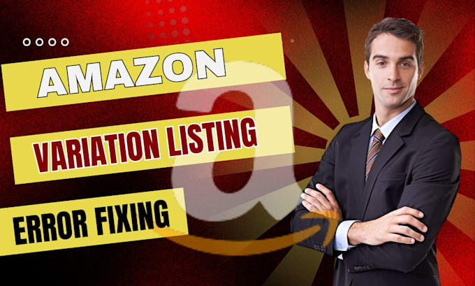 Gig Preview - Fix or create amazon listing error and variation listing