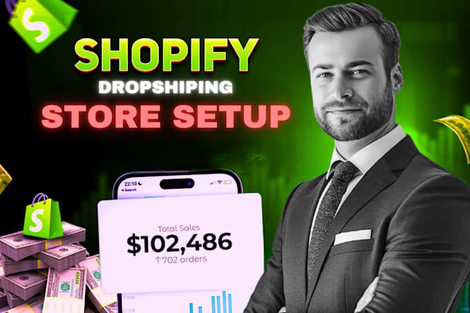 Bestseller - setup, design, and manage your shopify dropshipping store