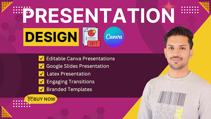 Gig Preview - Do powerpoint slides redesign, pitch deck design, latex or canva presentation