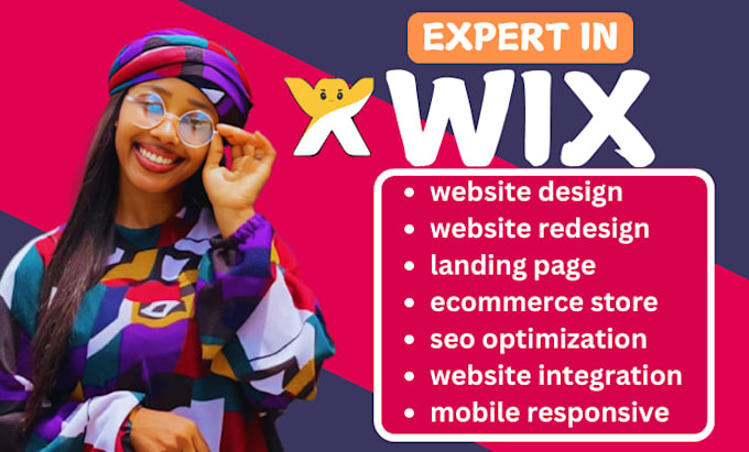 Gig Preview - Wix website redesign wix website design wix website redesign wix landing page