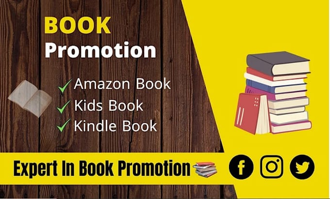 Gig Preview - Do book promotion and ebook marketing with book publishing for promotion