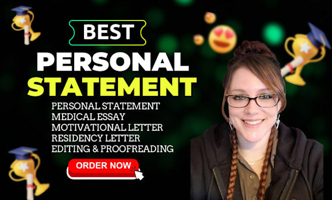 Gig Preview - Proofread and edit your medical law school personal statement within 24 hours