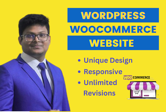 Gig Preview - Build a professional wordpress woocommerce website for your business