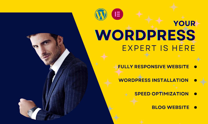 Gig Preview - Build a responsive wordpress blog website, wordpress business website