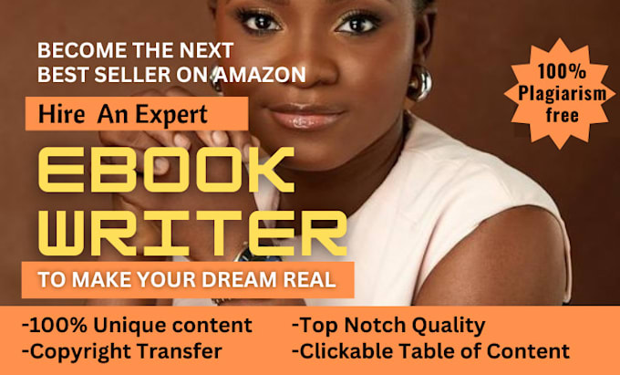 Gig Preview - Ebook ghostwriter, ghost book writer, KDP book writer,