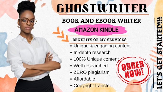 Gig Preview - Be your book and ebook ghostwriter