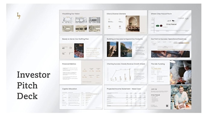 Gig Preview - Design investor pitch deck with market research