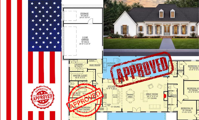 Gig Preview - Stamp and seal all USA states architectural drawings for city permit