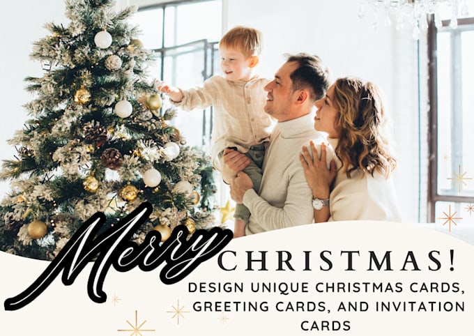 Gig Preview - Create unique christmas cards, greeting cards, and invitation cards