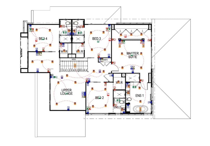 Gig Preview - Do electrical plan, innovative lighting design in autocad, revit, dialux evo