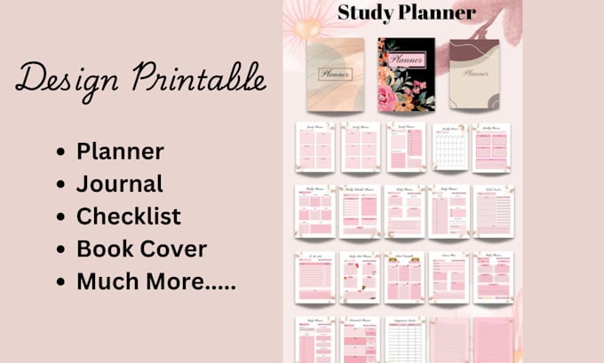 Bestseller - design custom journal, planner, tracker, checklist workbook, and digital planner