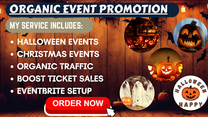 Gig Preview - Successfully promote your halloween event, christmas event to boost attendees