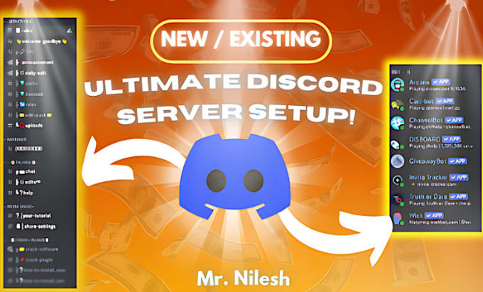 Bestseller - setup an ultimate discord server for you