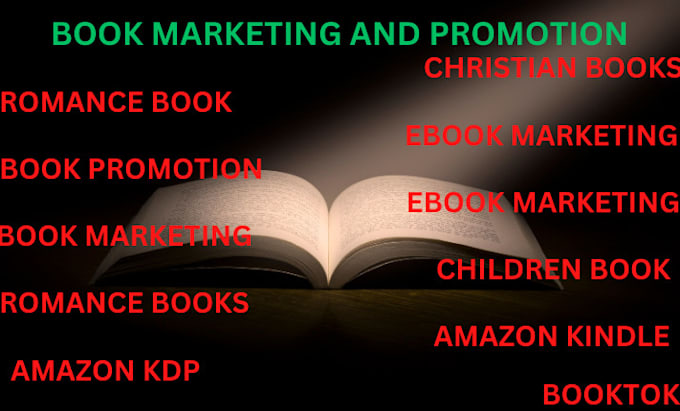 Gig Preview - Promote book, ebook, children book, do book marketing, kindle book, booktok