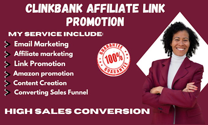 Gig Preview - Create a high converting sales funnel for clickbank and amazon affiliate market