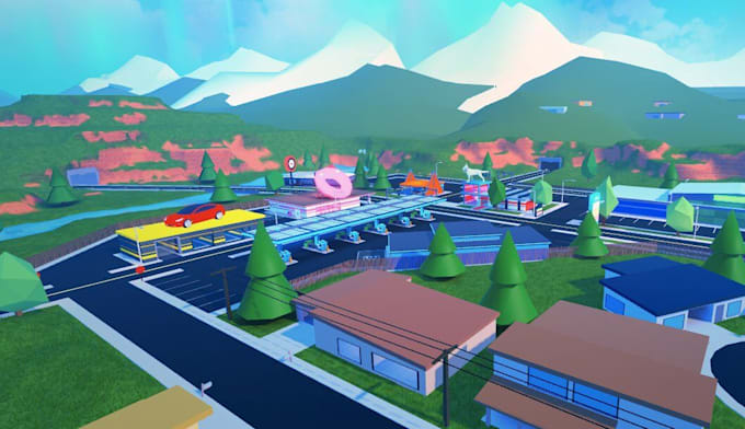 Gig Preview - Make high quality roblox map, city and terrain map, tycoon map and environment