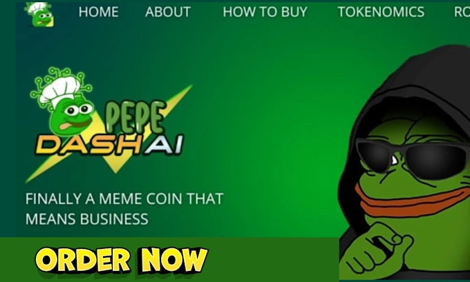 Gig Preview - Design meme coin landing page, meme coin website, crypto website, memecoin