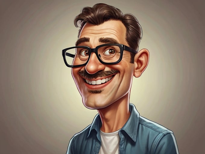 Gig Preview - Draw funny cartoon character, caricature, logo, portrait