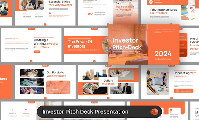 Gig Preview - Design or redesign powerpoint presentation templates, pitch deck and animation