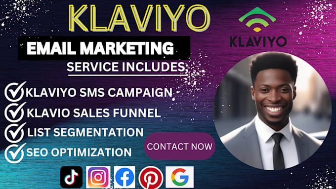 Gig Preview - Setup klaviyo email marketing flows for shopify and SMS for ecommerce