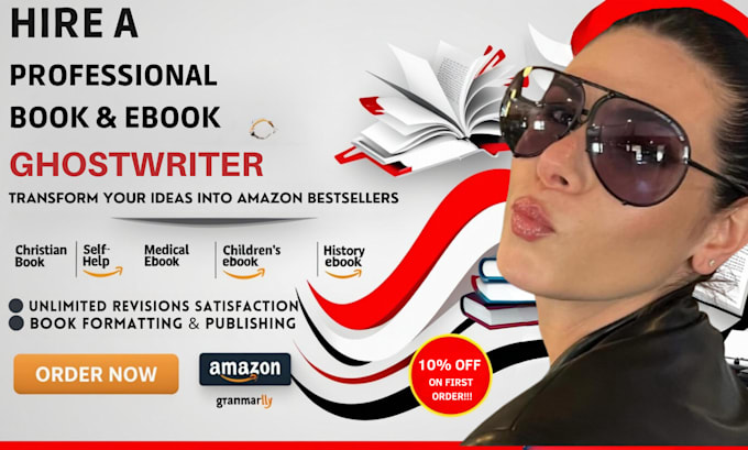 Gig Preview - Be your ebook writer fiction ghostwriter nonfiction book writer ebook writing