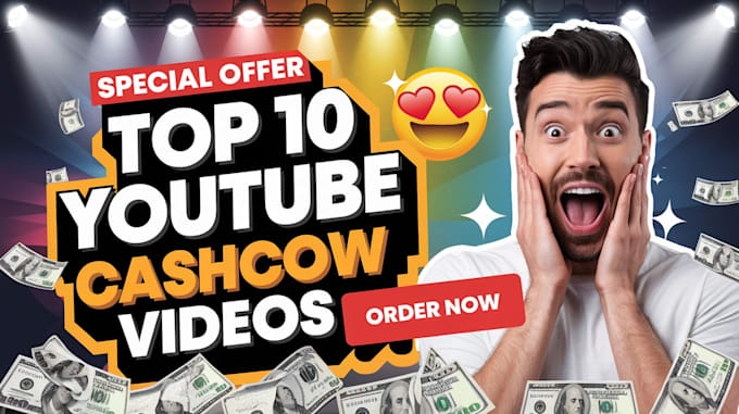 Gig Preview - Create top 10 cash cow faceless videos and cash cow youtube automation channel