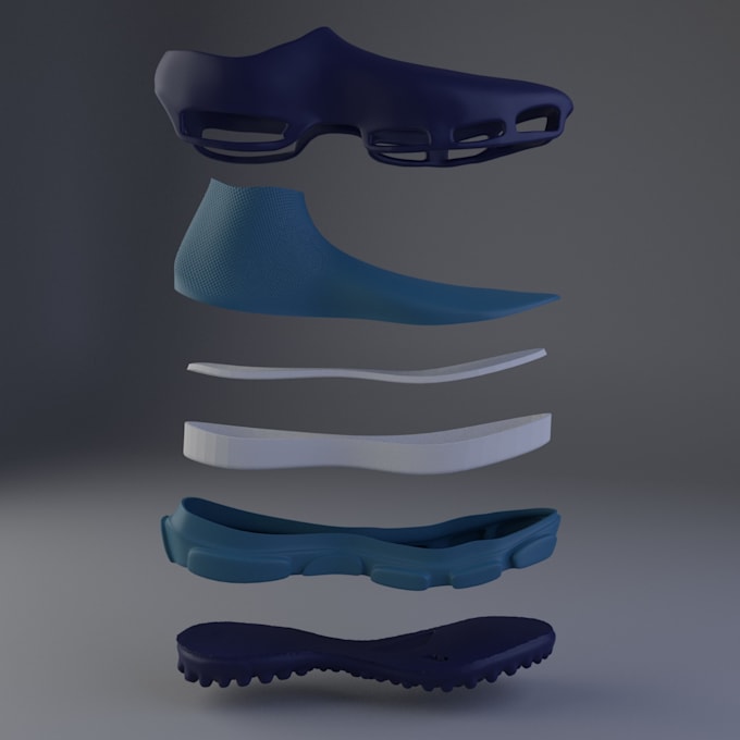 Gig Preview - Create stl files for 3d printing of the footwear designs