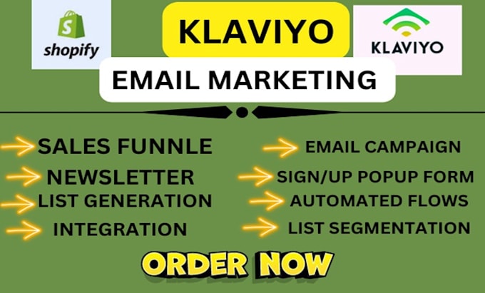 Gig Preview - Supercharge your email marketing with klaviyo strategies