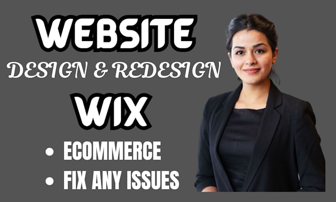 Gig Preview - Do professional wix website design, redesign and online store