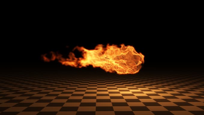 Gig Preview - Do fire explosion simulation, 3d fire simulation, vfx  into your stock footage