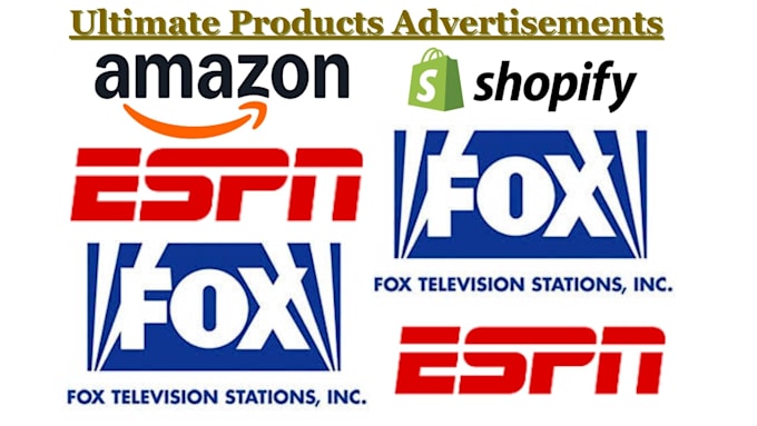 Gig Preview - Advertise and air your amazon products, shopify products on fox TV and espn TV