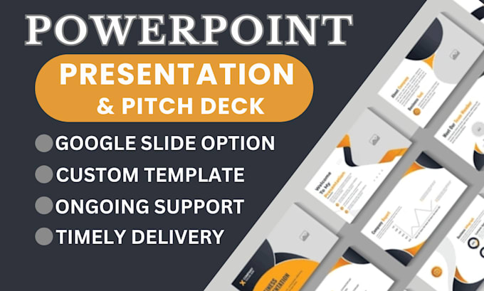 Gig Preview - Design engaging powerpoint presentation, pitch deck and google slides