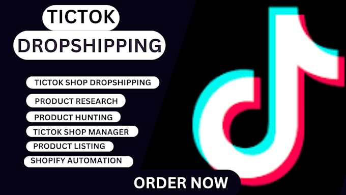 Gig Preview - Tiktok dropshipping shop setup, tiktok shop integration